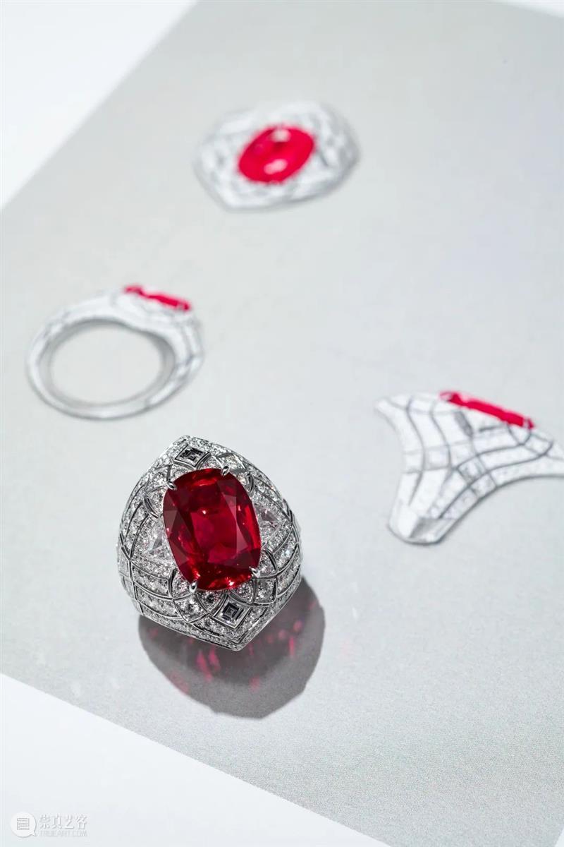 独一无二的高定珠宝之作——钻石花冠上的红宝石 艺术财经 北京保利拍卖 崇真艺客